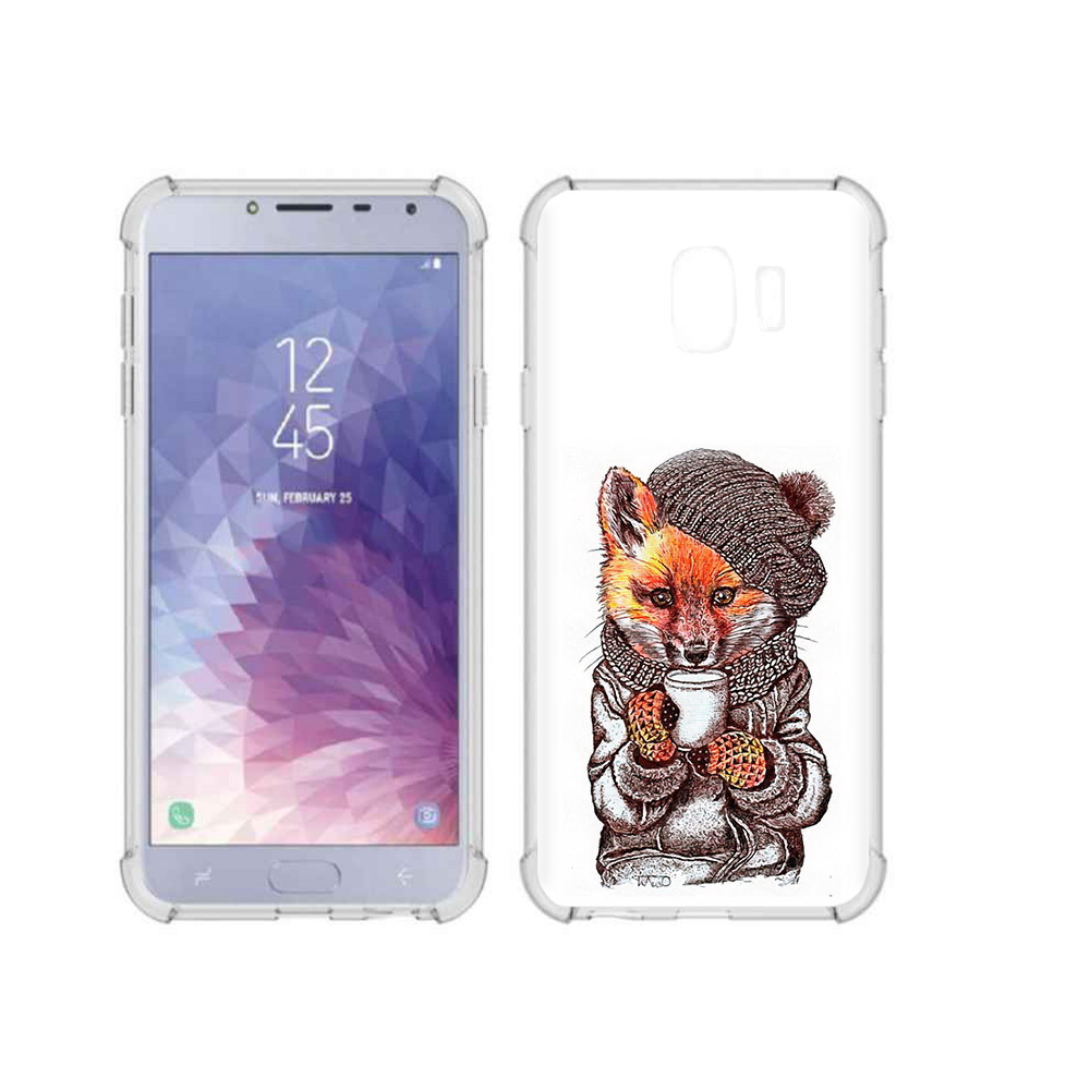 

Чехол MyPads Tocco для Samsung Galaxy J4 (2018) лиса в шапке, Tocco
