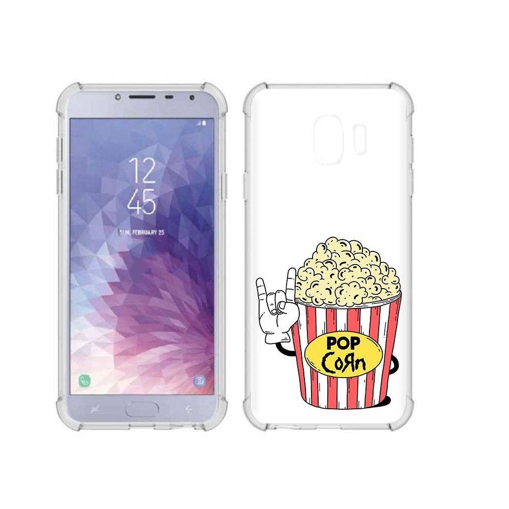 

Чехол MyPads Tocco для Samsung Galaxy J4 (2018) крутой попкорн, Прозрачный, Tocco