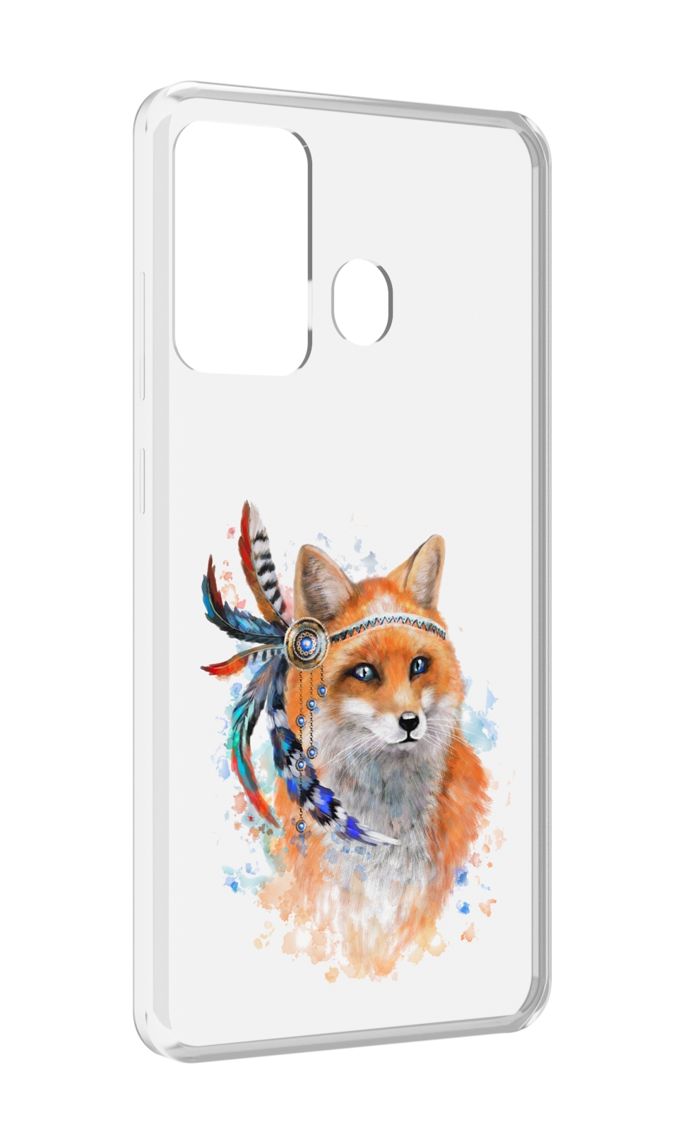 

Чехол MyPads инду лиса для ITEL A27 / ITEL P17, Прозрачный, Tocco