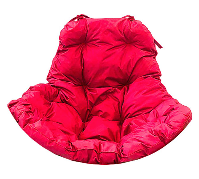 Подушка на подвесное кресло M-group Капля, Круглый, Овал, Луна красная
