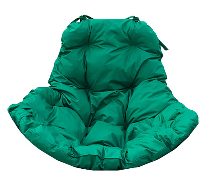 Подушка на подвесное кресло M-group  Капля, Круглый, Овал, Луна зелёная