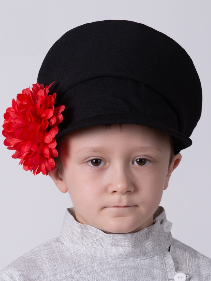 

Картуз детский из габардина (Цв: Черный Размер: 51), L-MKd