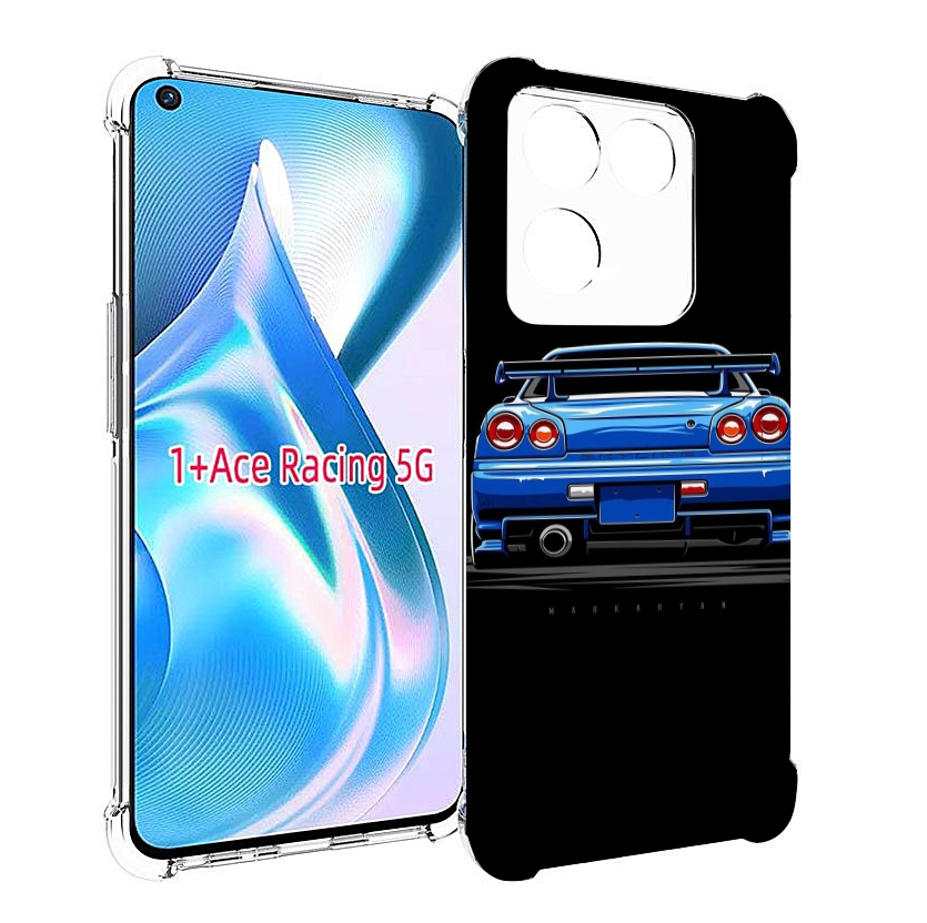 

Чехол Mypads Машина-Синяя Мужской Для Oneplus Ace Racing, Прозрачный, Tocco