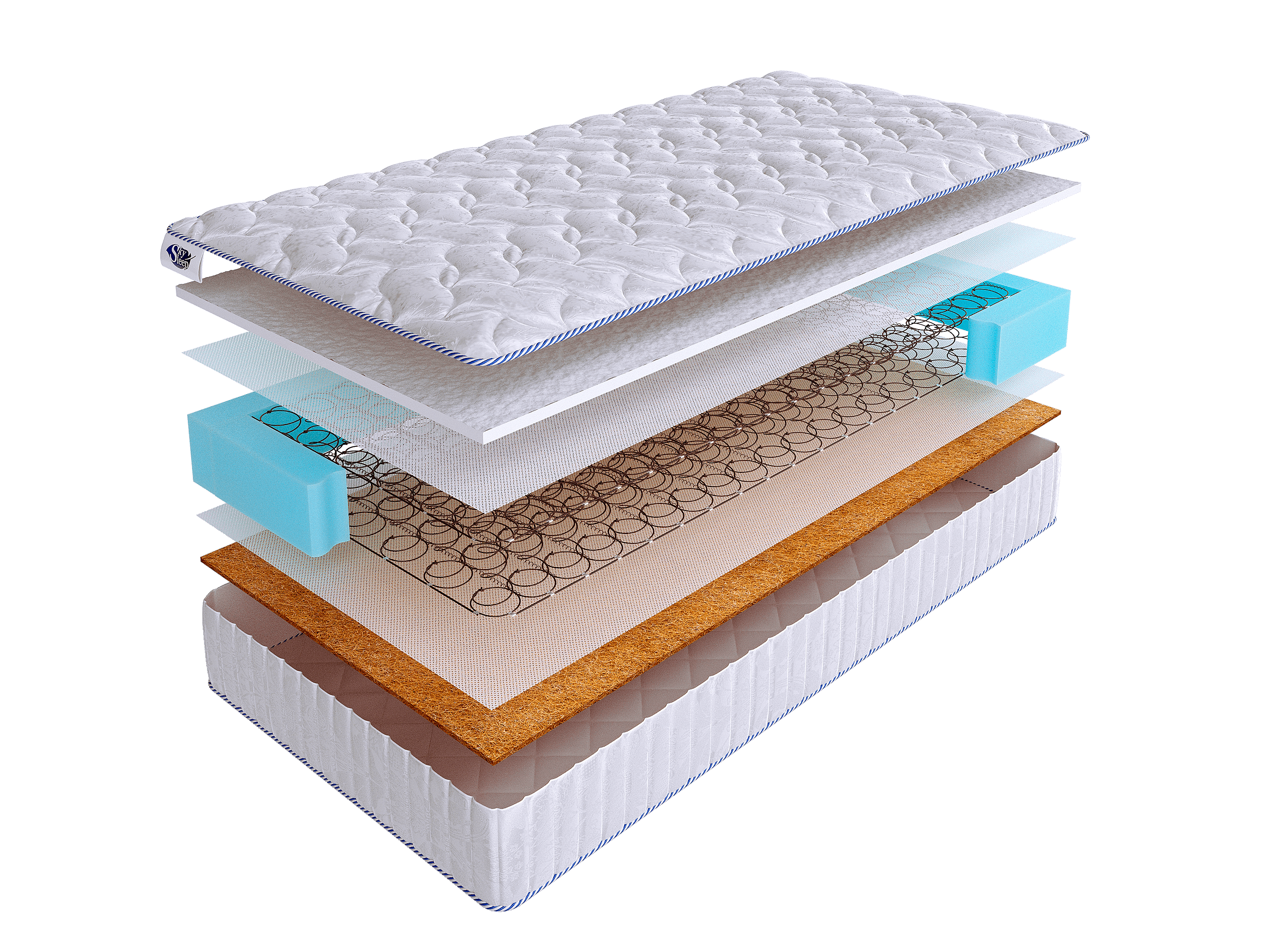 

Матрас SkySleep LIKE 5 BS 200x190, Белый, LIKE 5 BS