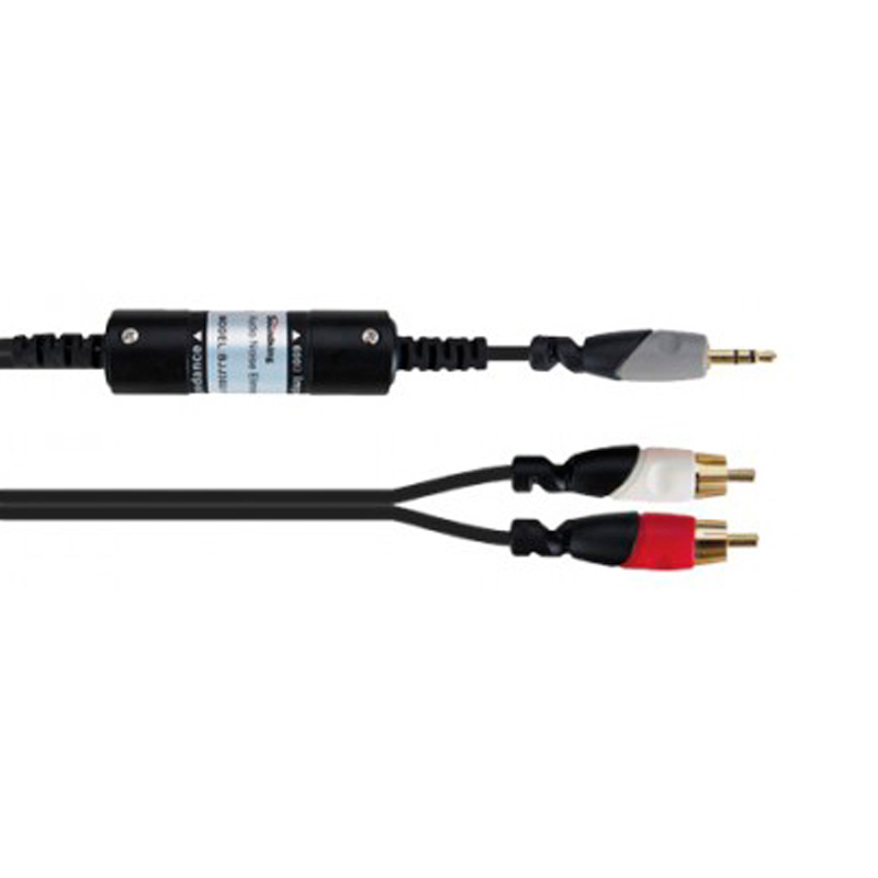 Кабель аудио 1xMini Jack - 2xRCA Soundking BJR101 1.5m