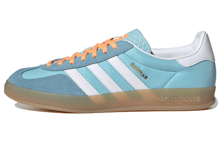 

Кеды унисекс Adidas Gazelle Indoor голубые 44 EU, Голубой, Gazelle Indoor
