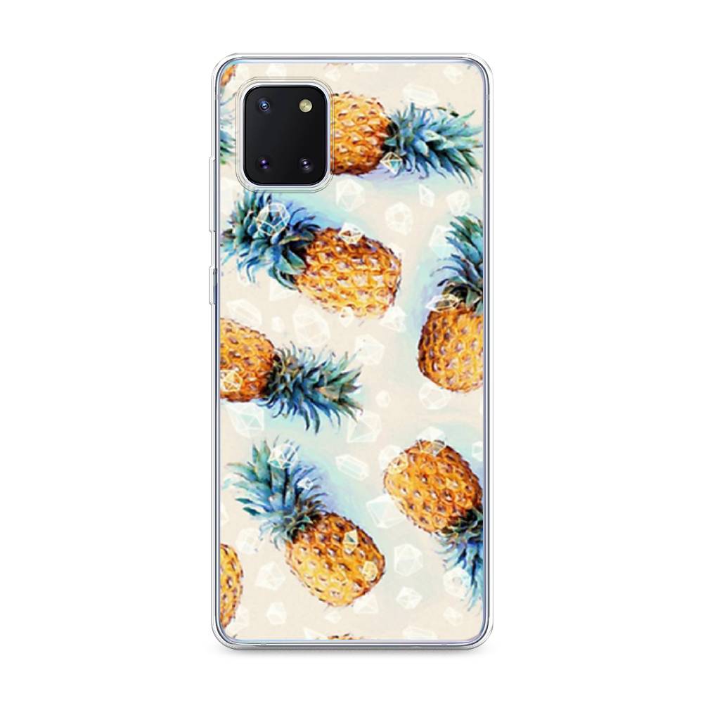 

Чехол Awog на Samsung Galaxy Note 10 lite/A81 "Ананасы", Разноцветный, 29150-3