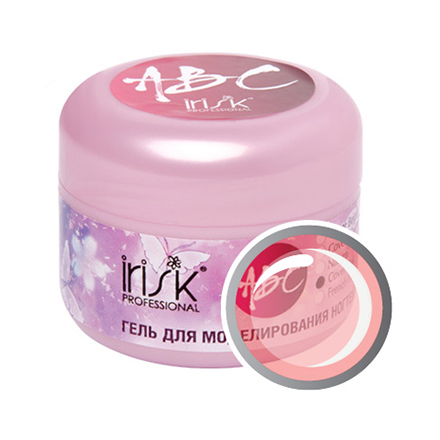 Гель IRISK ABC Cover Pink, 15 мл база каучуковая бескислотная irisk acid free rubber base 10 milky pink 50мл