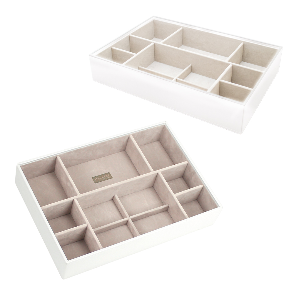 Stackers supersize Cosmetic Organiser White.