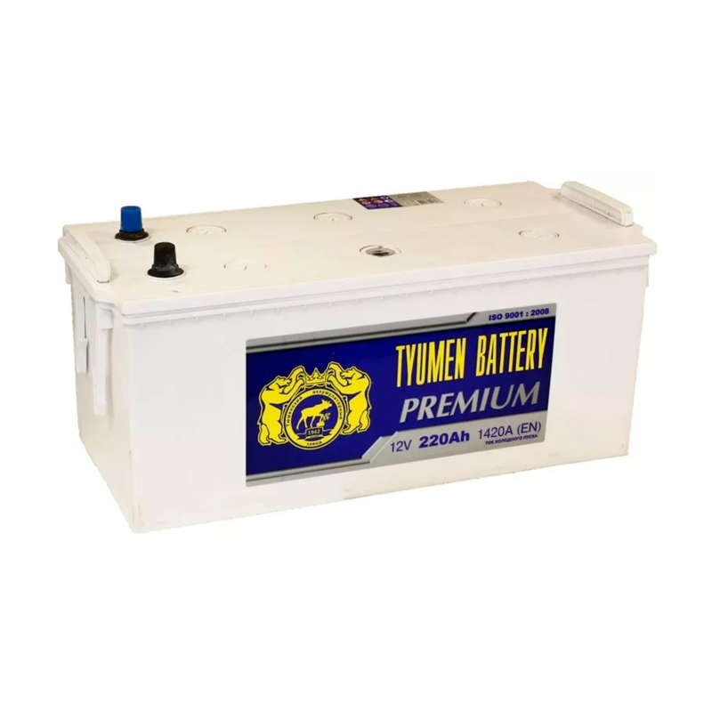 

Аккумулятор грузовой Tyumen Battery Premium 220 а/ч 1 450А Прямая полярность 6CT220L0