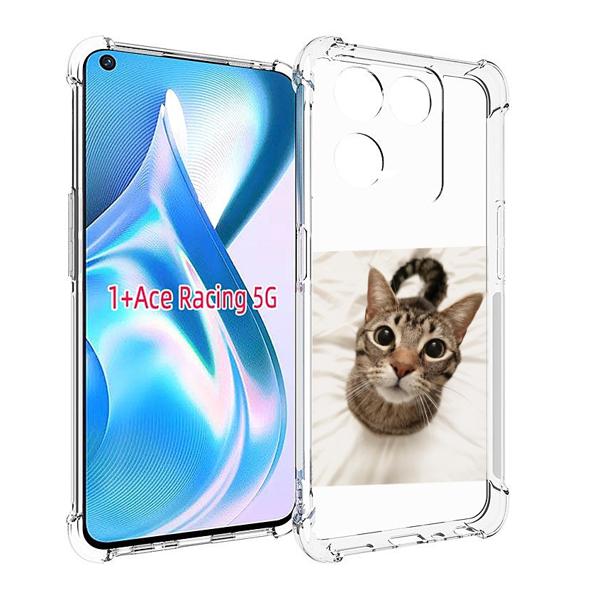 

Чехол MyPads Котик для OnePlus Ace Racing, Прозрачный, Tocco