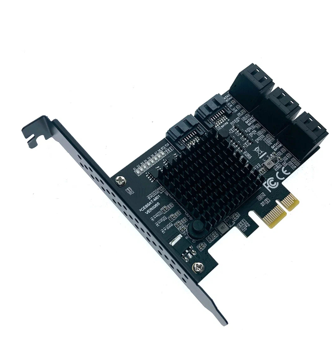 

Контроллер Espada PCI-E SATA 6G Marvell 88se9215 + JMB575