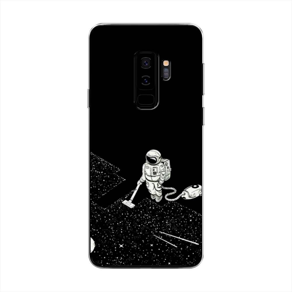 фото Чехол awog "космонавт с пылесосом" для samsung galaxy s9 +