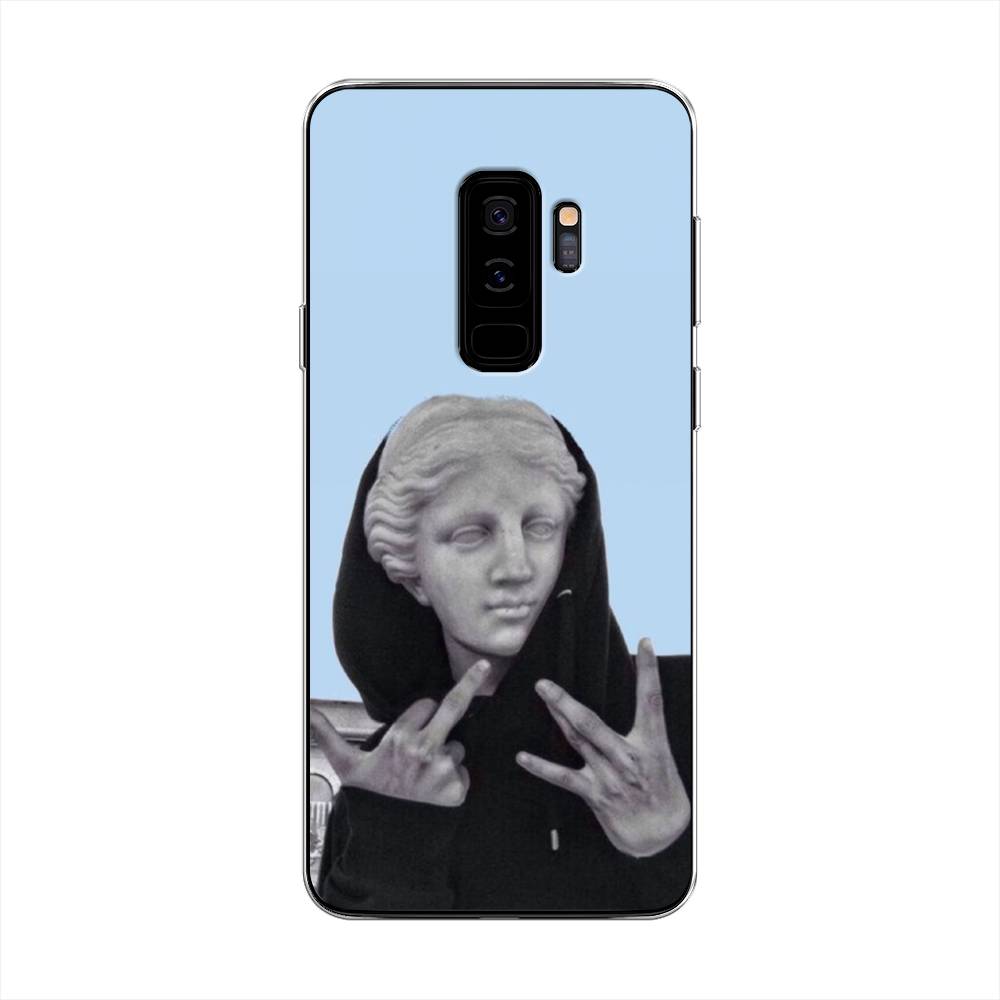 

Чехол Awog на Samsung Galaxy S9 + "SWAG статуя", Голубой, 25850-9