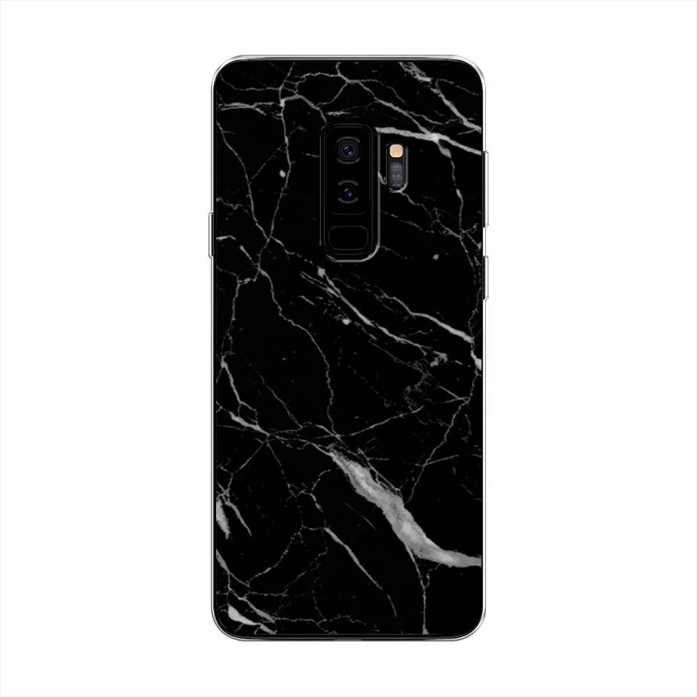 фото Чехол awog "черный минерал" для samsung galaxy s9 +