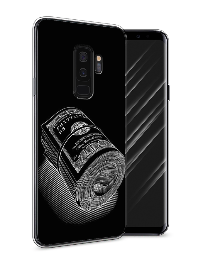 

Чехол Awog на Samsung Galaxy S9 + "Кубышка денег", Черный;серебристый, 25850-5