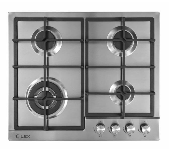 

Встраиваемая варочная панель газовая LEX LEX GVS 640 IX серебристый, LEX GVS 640 IX
