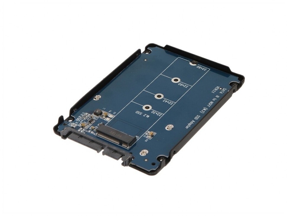

Переходник Espada SATA III to M.2 NGFF M2S906C2, Черный