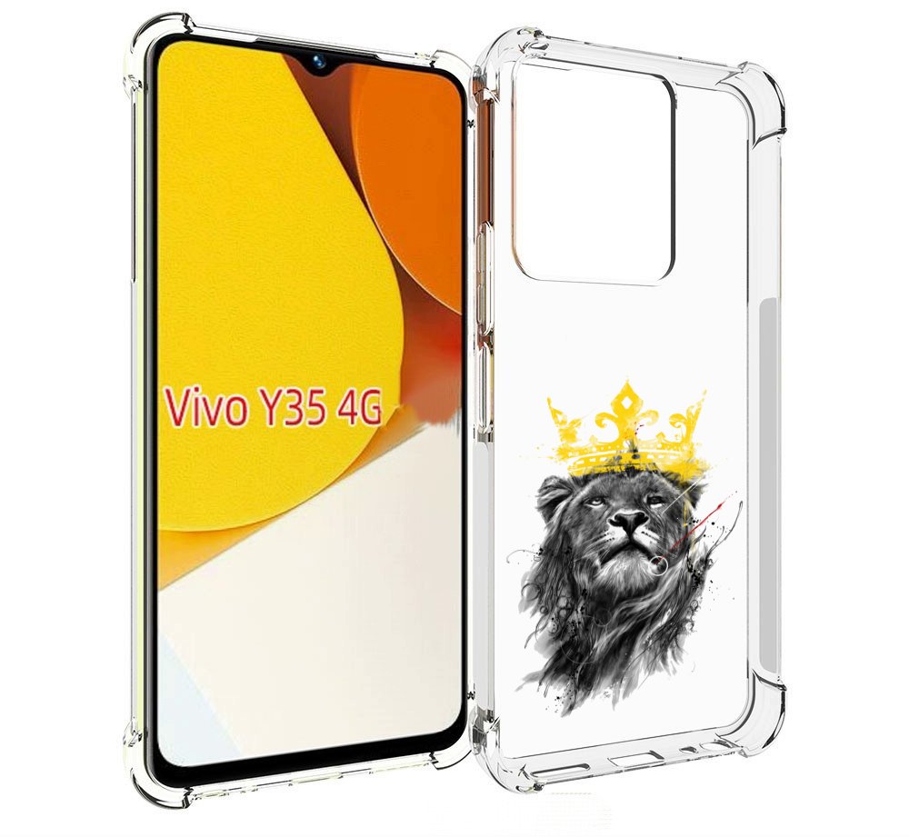 

Чехол MyPads король-лев для Vivo Y35 4G 2022 / Vivo Y22, Прозрачный, Tocco