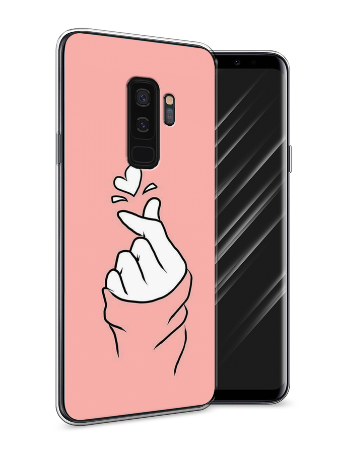 

Чехол Awog на Samsung Galaxy S9 + "Любовь-щелк", Оранжевый, 25850-7