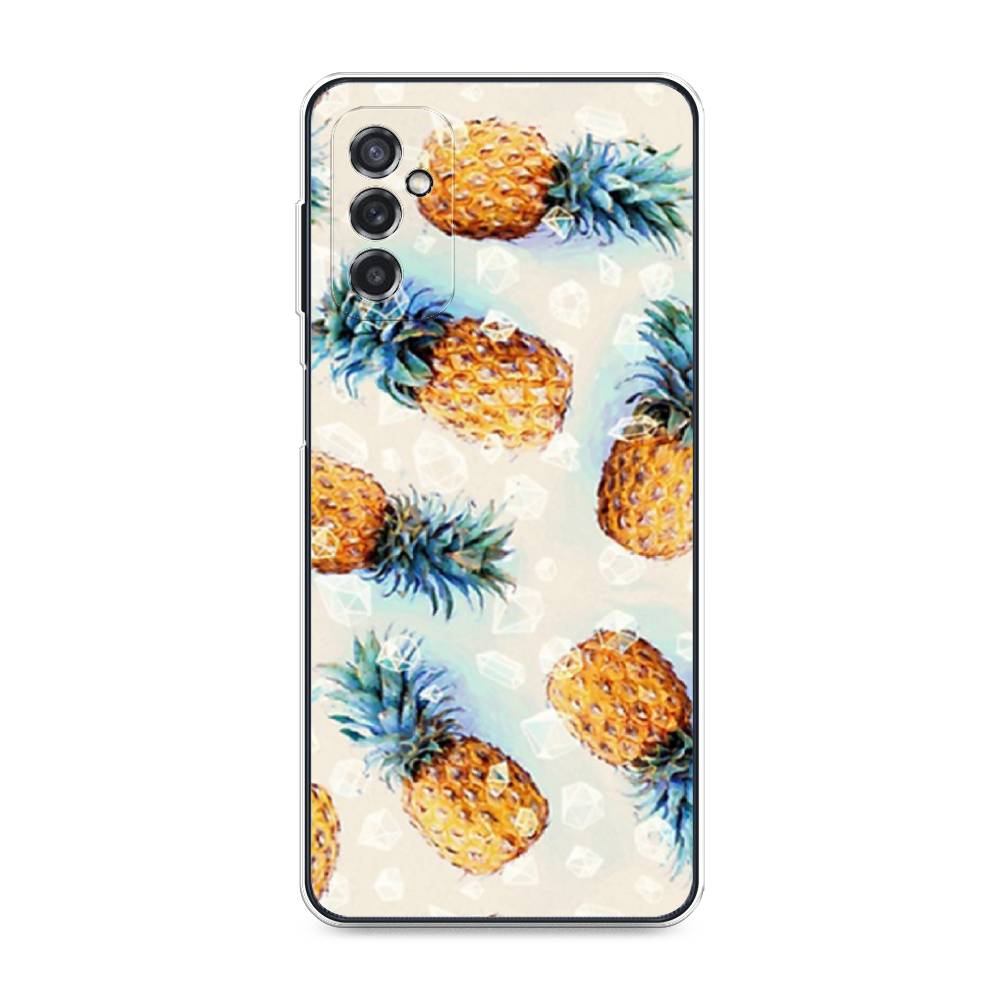 

Чехол Awog на Samsung Galaxy M52 / Самсунг M52 "Ананасы", Разноцветный, 2104350-3