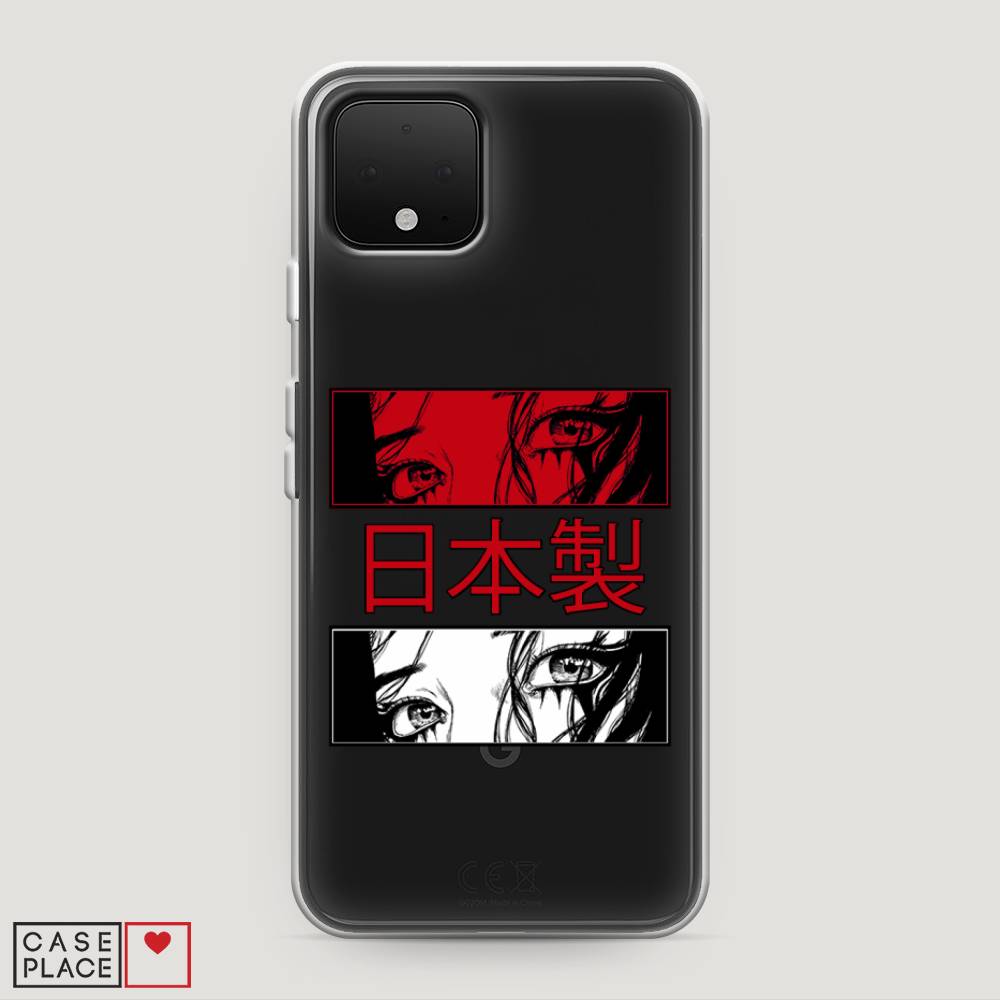 

Силиконовый чехол "Аниме глаза манга" на Google Pixel 4, Прозрачный, 270250-1