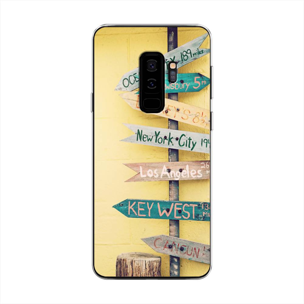 

Чехол Awog на Samsung Galaxy S9 + "Нулевой километр", Желтый, 25850-4