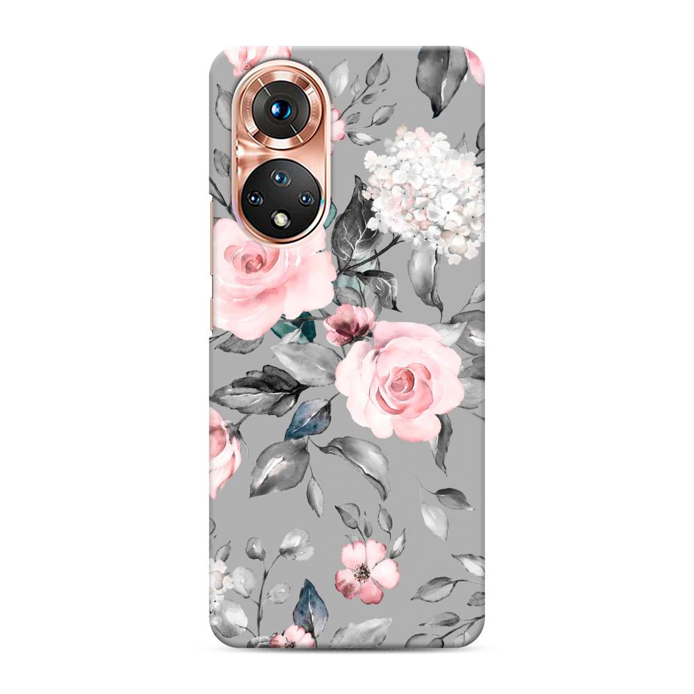 

Чехол Awog "Розы на сером" для Honor 50, 6105420-6