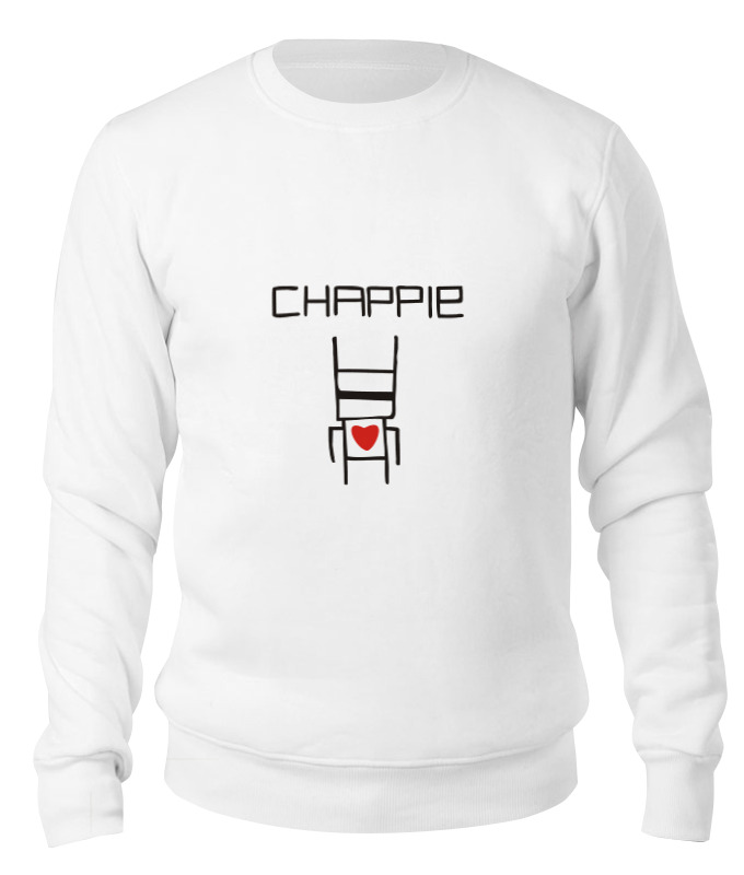 

Свитшот унисекс Printio Чаппи (chappie) белый L, Чаппи (chappie)