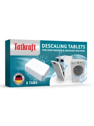 Таблетки для посудомоечной машины Tatkraft от накипи 6 шт средство для посудомоечной машины techpoint первый пуск профилактика 2 в 1 200 г