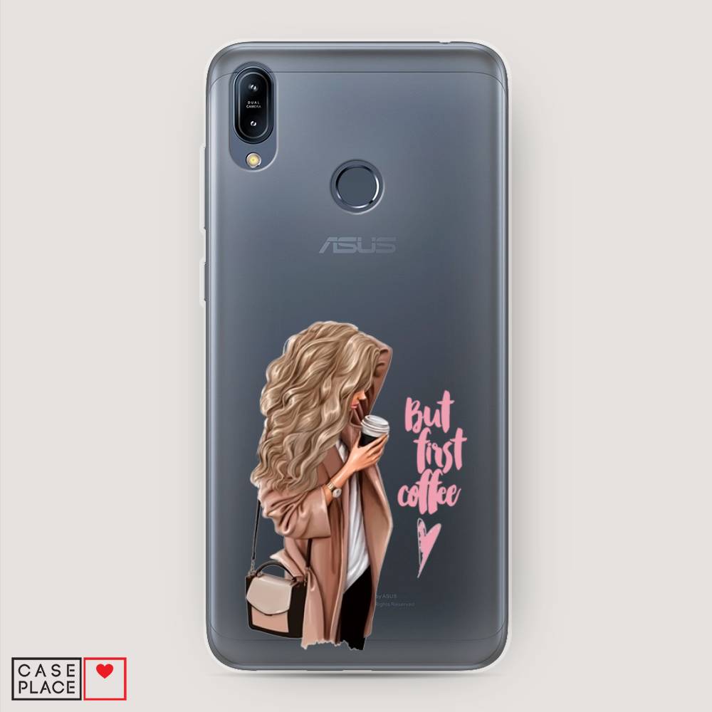 

Чехол Awog "Девушка с кофе" для Asus Zenfone Max M2 ZB633KL