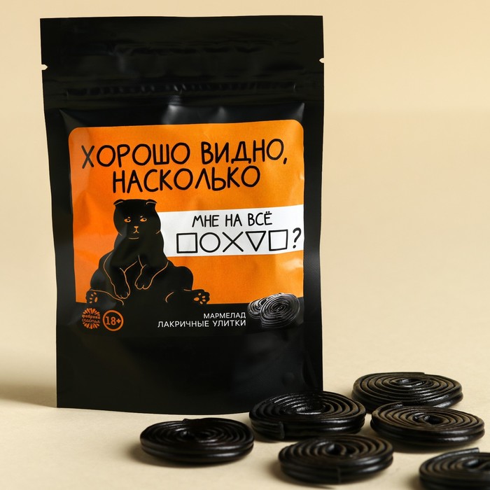 

Мармелад лакрица «Хорошо видно», 50 г.