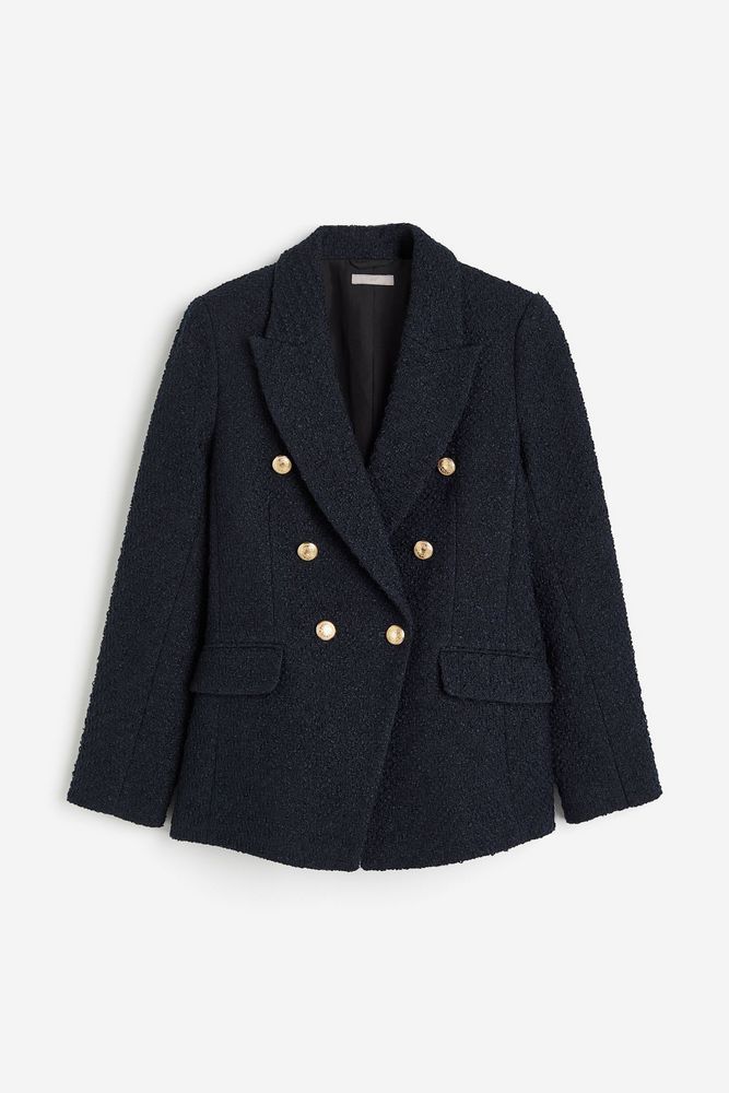

Пиджак женский H&M 1202720 синий XL, 1202720