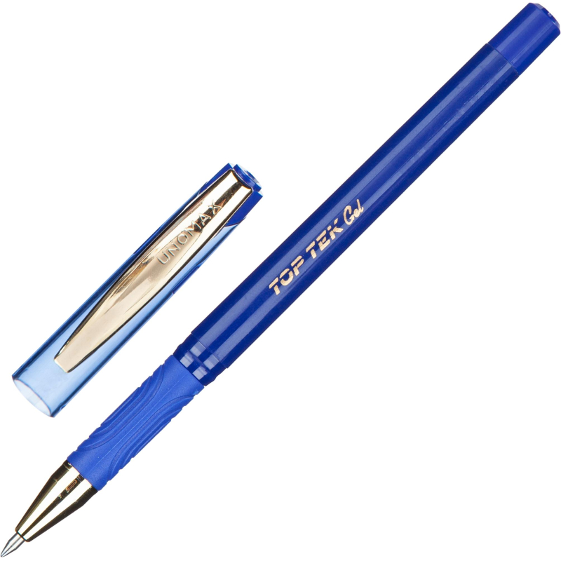 Ручка гелевая Unimax Top Tek Gel stick Gold DC 0,5мм, син, неавтом., (2шт.)
