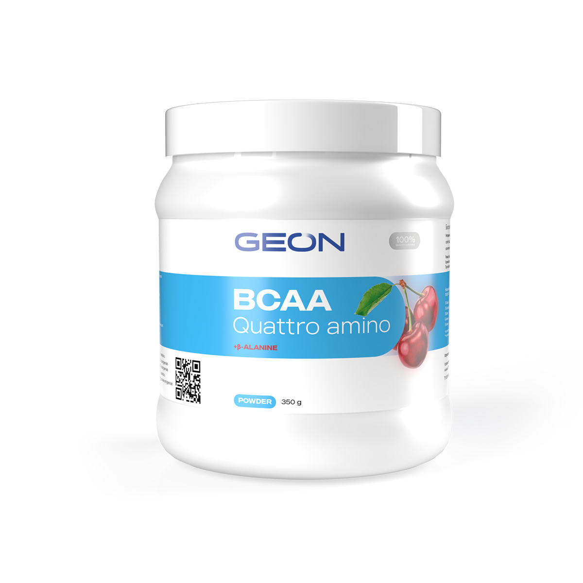 фото Аминокислотный комплекс geon bcaa quattro amino + β-аланин вишня 350г