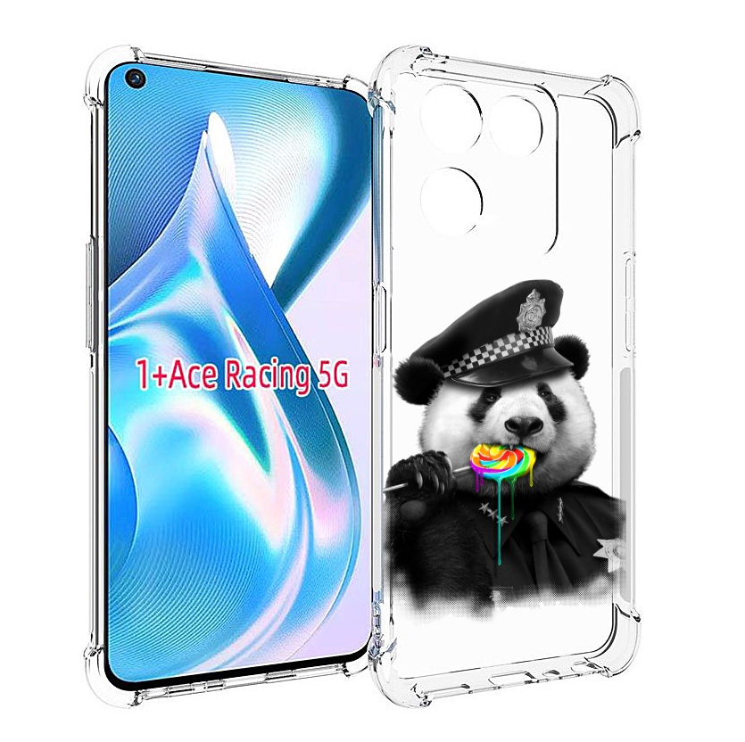 

Чехол Mypads Панда Полиция Для Oneplus Ace Racing, Прозрачный, Tocco