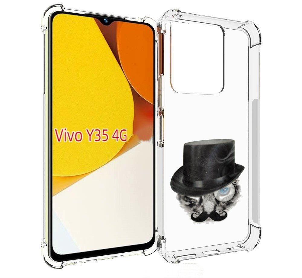 

Чехол MyPads интелегентный кот для Vivo Y35 4G 2022 / Vivo Y22, Прозрачный, Tocco