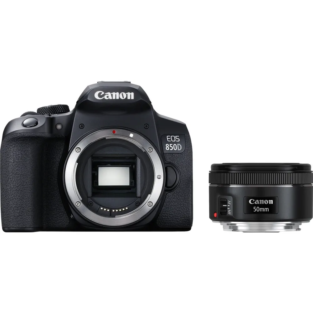 

Фотоаппарат Canon 850d kit 50mm stm