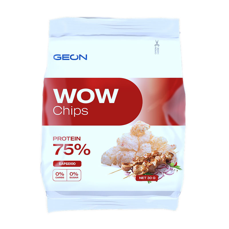 Чипсы G.E.O.N Wow Chips 30 г барбекю