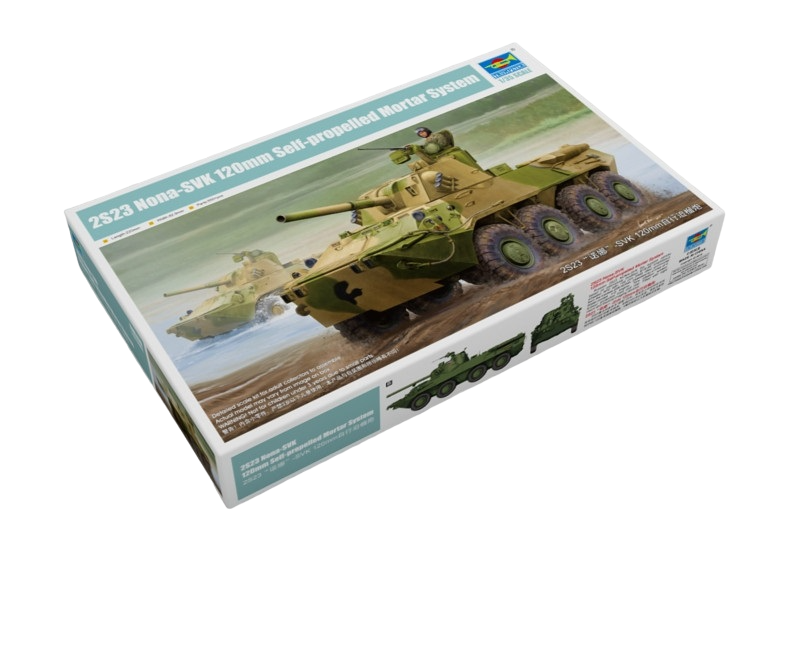 

09559 БТР 2S23 Nona-SVK 120mm Self-propelled Mortar System 1:35