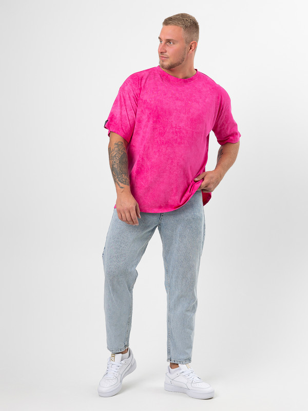 Футболка мужская JEXY Ф01-34 розовая one size