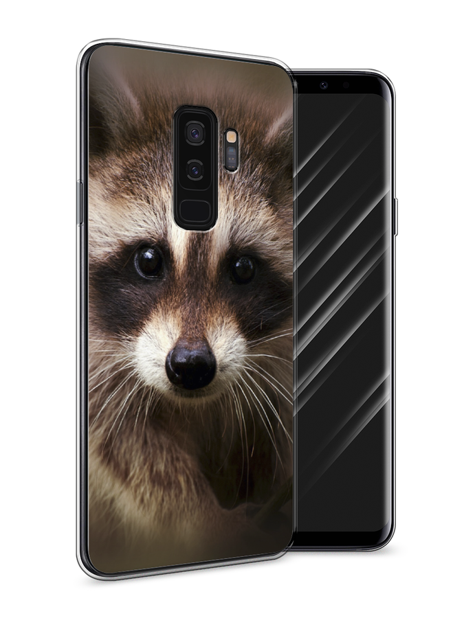 

Чехол Awog на Samsung Galaxy S9 + "Енот", Коричневый, 25850-1