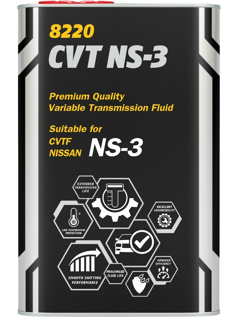 фото Mannol 82204 масло трансмиссионное cvt ns-3 4 л