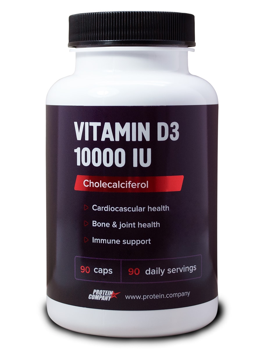 Витамин D3 Protein.Сompany Vitamin D3 10000 IU 90 капсул