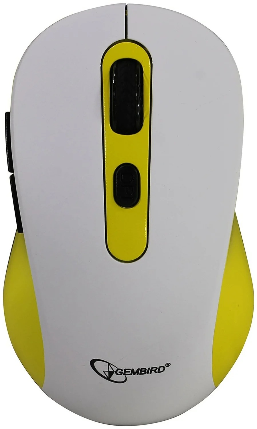 Беспроводная мышь Gembird MUSW-221 White/Yellow