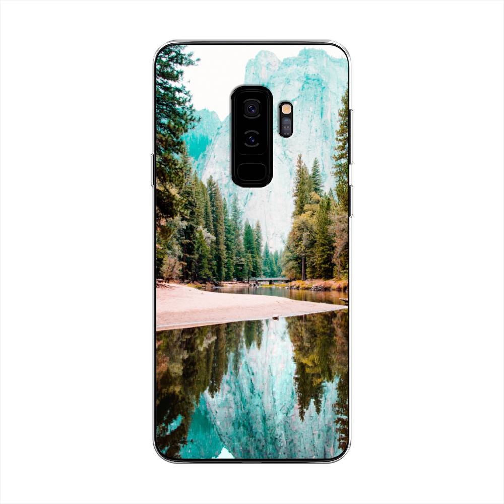 

Чехол Awog на Samsung Galaxy S9 + "Горы 11", Зеленый;голубой, 25850-4