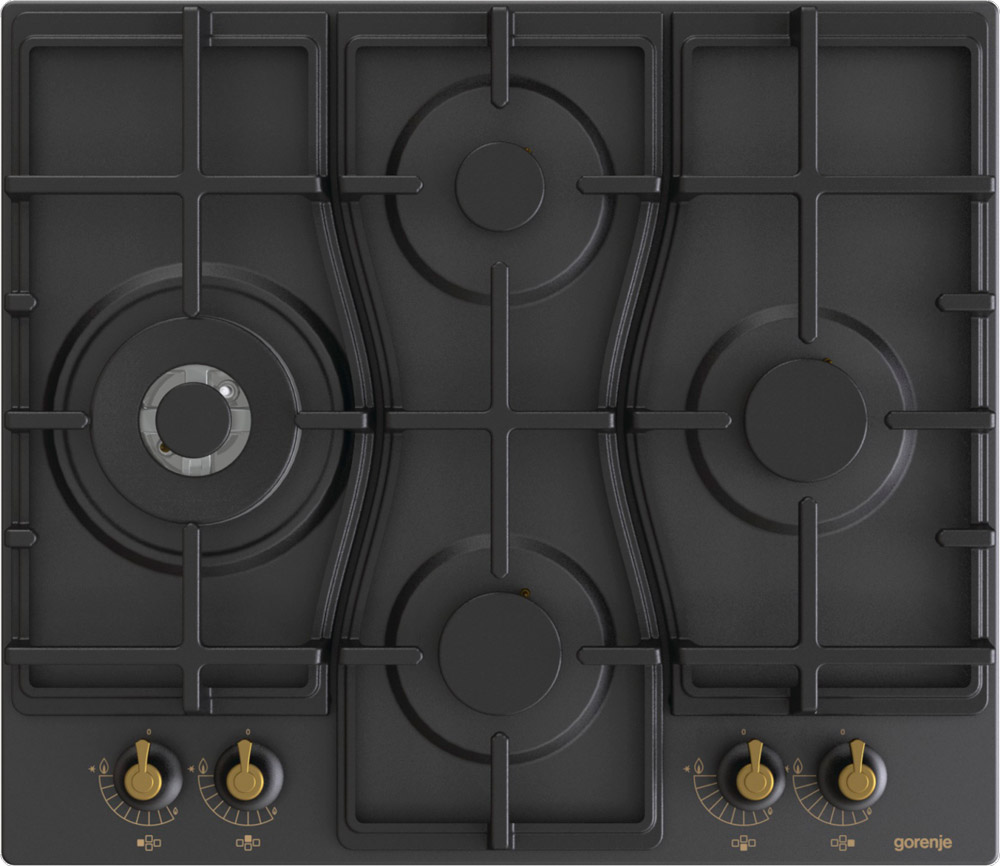 

Встраиваемая варочная панель газовая Gorenje GW6D42CLB черный, GW6D42CLB