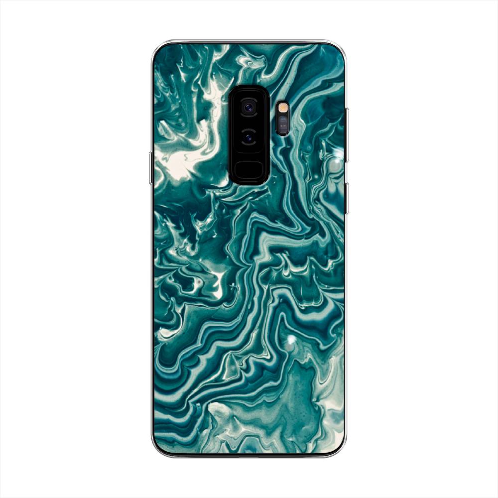 

Чехол Awog на Samsung Galaxy S9 + "Минералы 4", Голубой, 25850-3