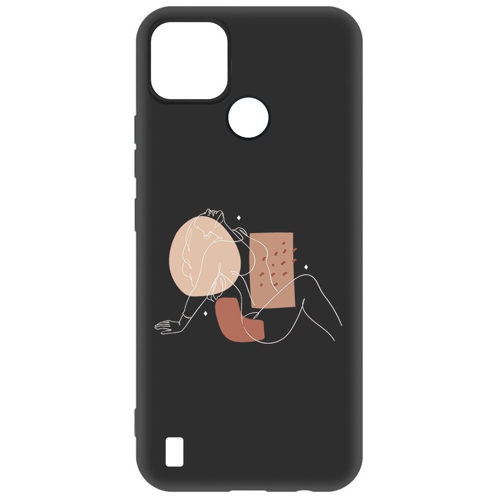 

Чехол-накладка Krutoff Soft Case Чувственность для Realme C25Y черный