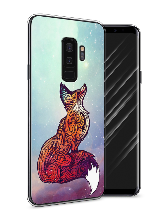 

Чехол Awog на Samsung Galaxy S9 + "Лиса 1", Голубой;фиолетовый, 25850-1